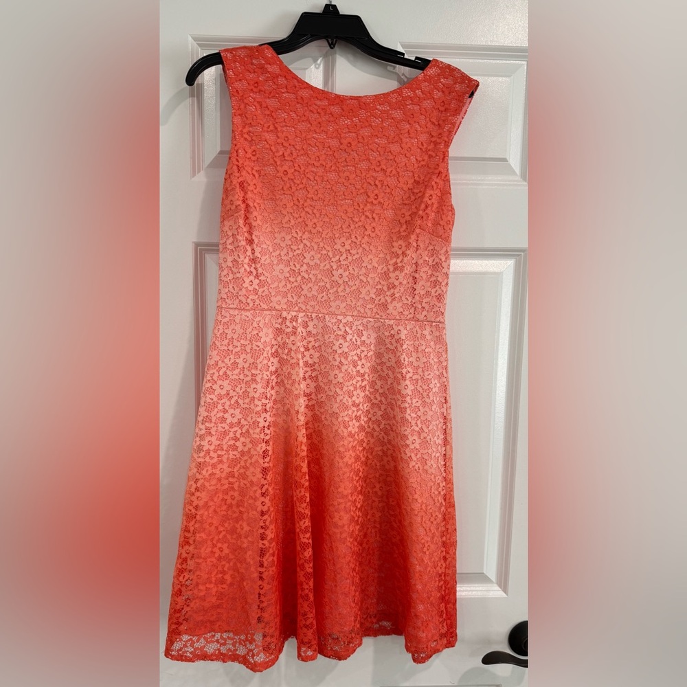 Sleeveless Coral Dress